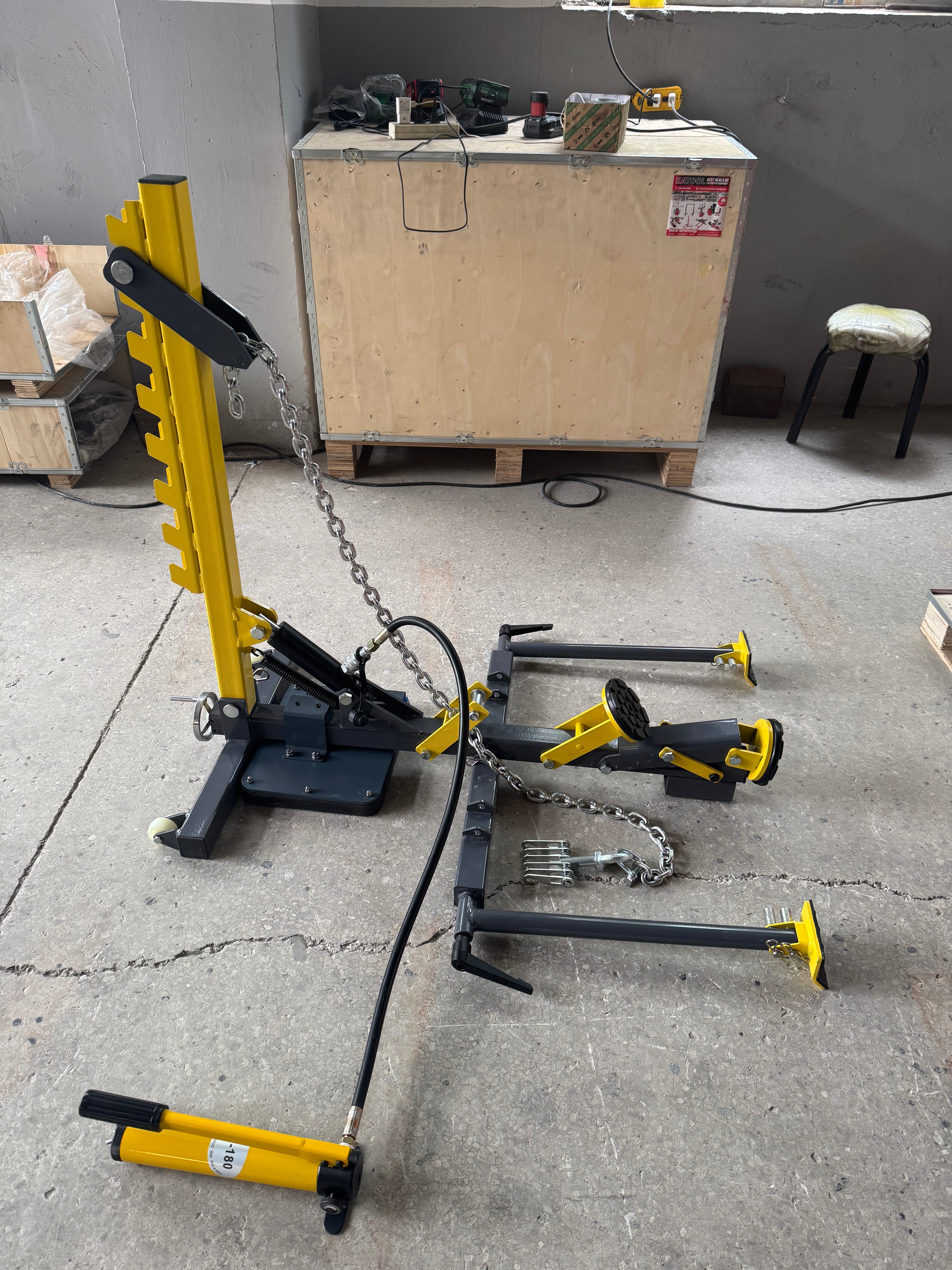Katool KT-222 Quick Sheet Metal Repair Device — 5T Hydraulic, Free Shipping