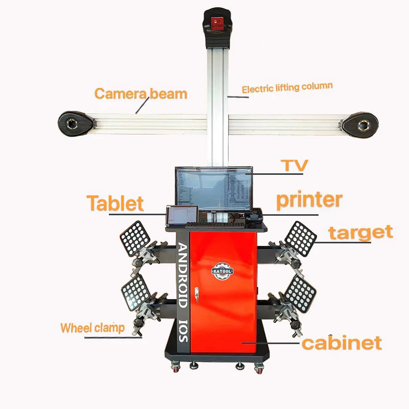 Katool KT-AV9 PRO 3D Four Wheel Aligner — Professional Wheel Alignment System