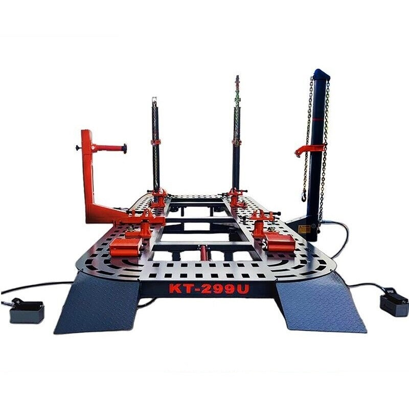 Katool KT-299U 22 Ft 4-Tower Auto Body Frame Machine — Clamps, Hooks & Tools Included