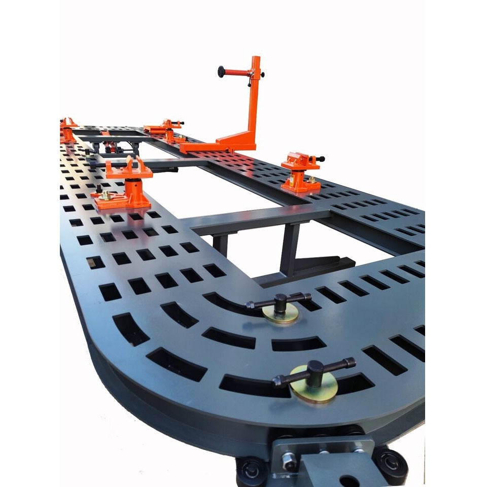 Katool KT-299U 22 Ft 4-Tower Auto Body Frame Machine — Clamps, Hooks & Tools Included
