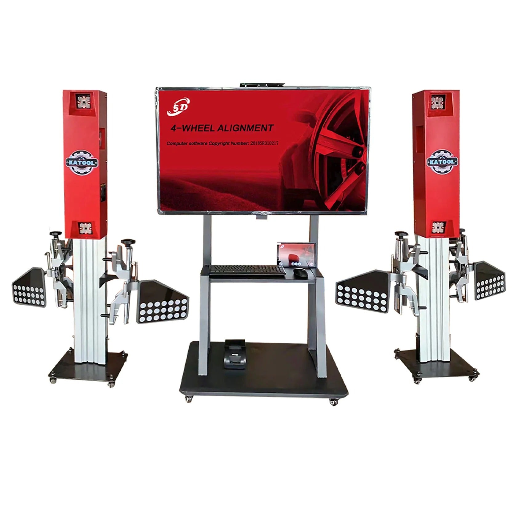 Katool KT-5DA 5D Four Wheel Aligner — Professional Wheel Alignment System