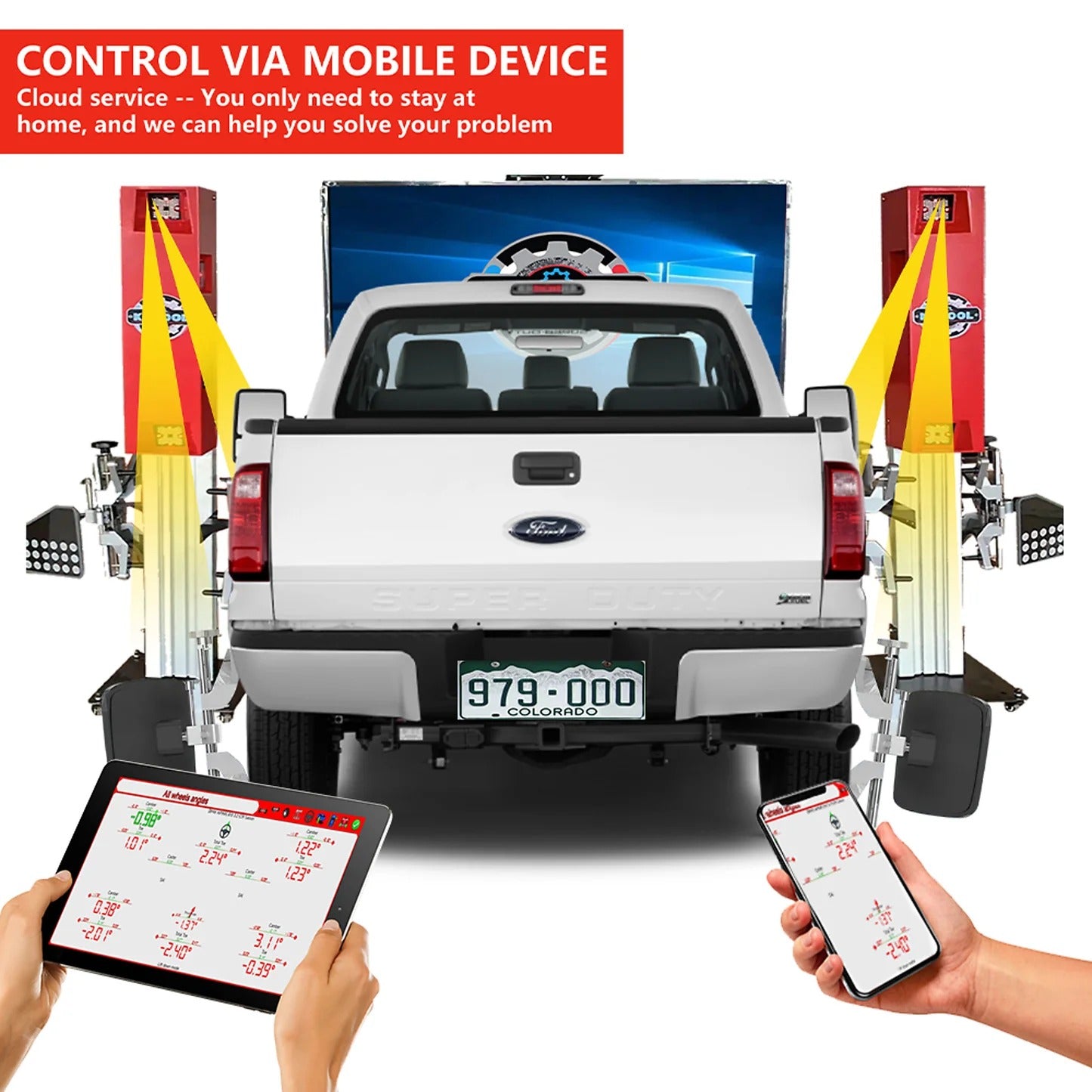 Katool KT-5DA 5D Four Wheel Aligner — Professional Wheel Alignment System