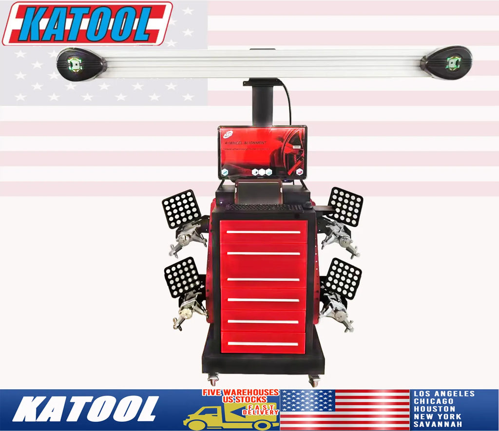Katool KT-AV651 3D Four Wheel Aligner — Professional Wheel Alignment System