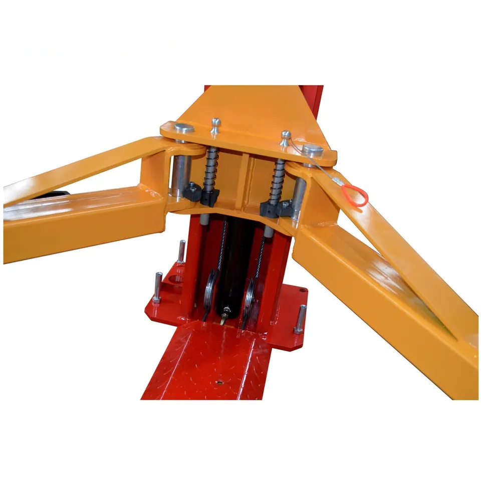 3. H100 lift showing heavy-duty construction with safety locks
