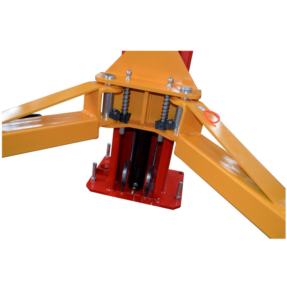 5. 11,000 lb capacity clear-floor lift for auto shops