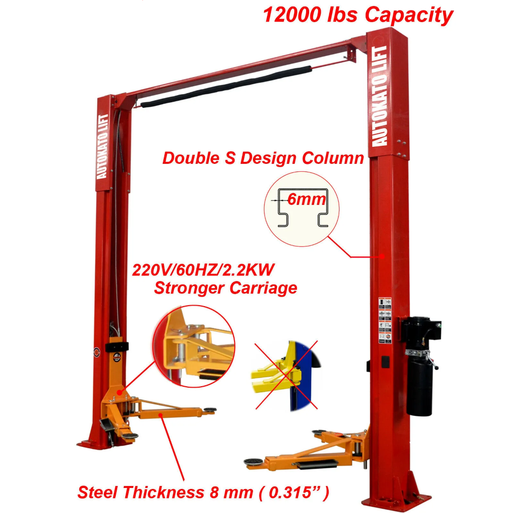 2. Heavy-duty clear-floor lift for trucks and large SUVs