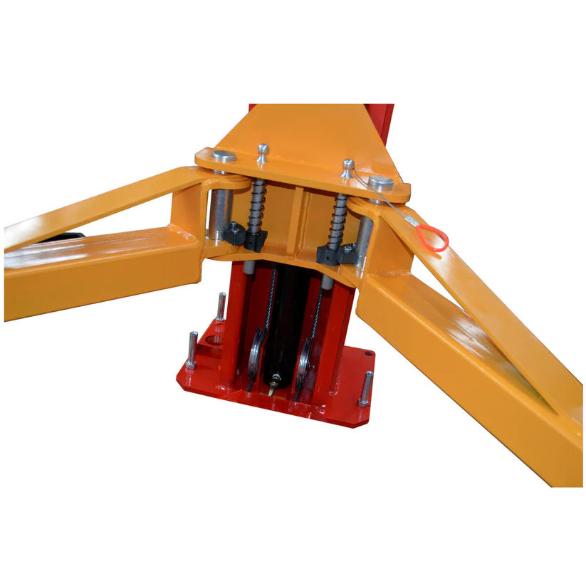 3. CE certified 12,000 lb 2-post lift with unobstructed floor