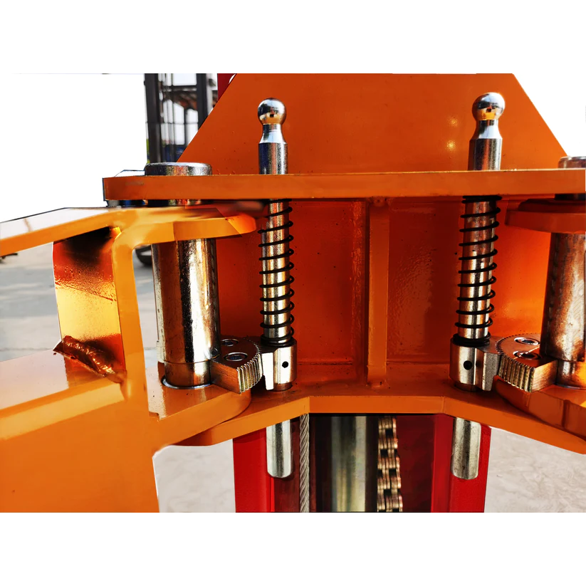 5. 12,000 lb capacity lift showing clear floor design
