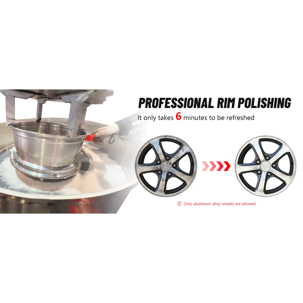Katool KT-RPM80 Rim Polishing Machine — Restore Aluminum Alloy Wheels to Mirror Finish