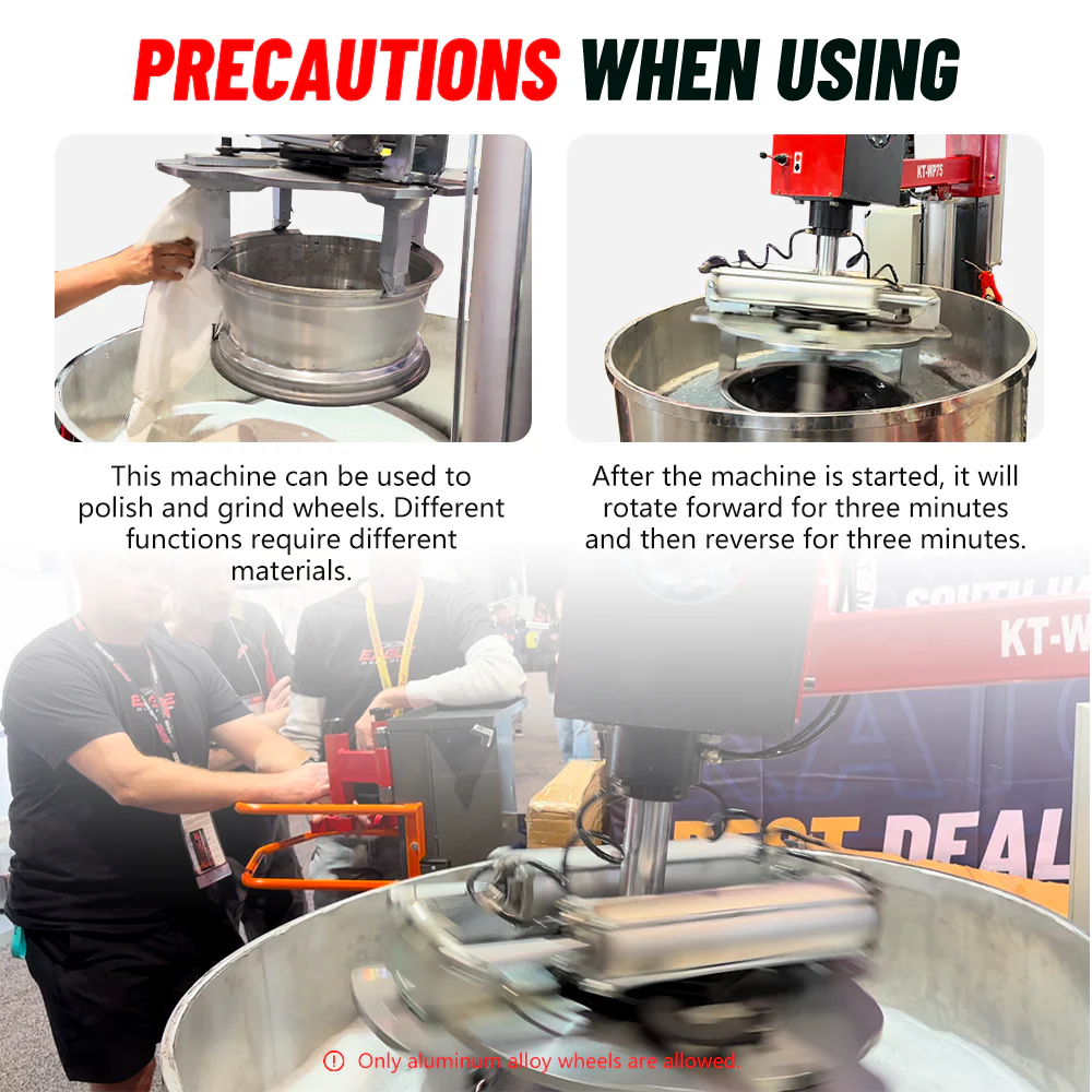 Katool KT-RPM80 Rim Polishing Machine — Restore Aluminum Alloy Wheels to Mirror Finish