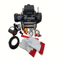 KATOOL KT-W130 13000 lb Electric Winch – Synthetic Rope Towing Winch with Remote