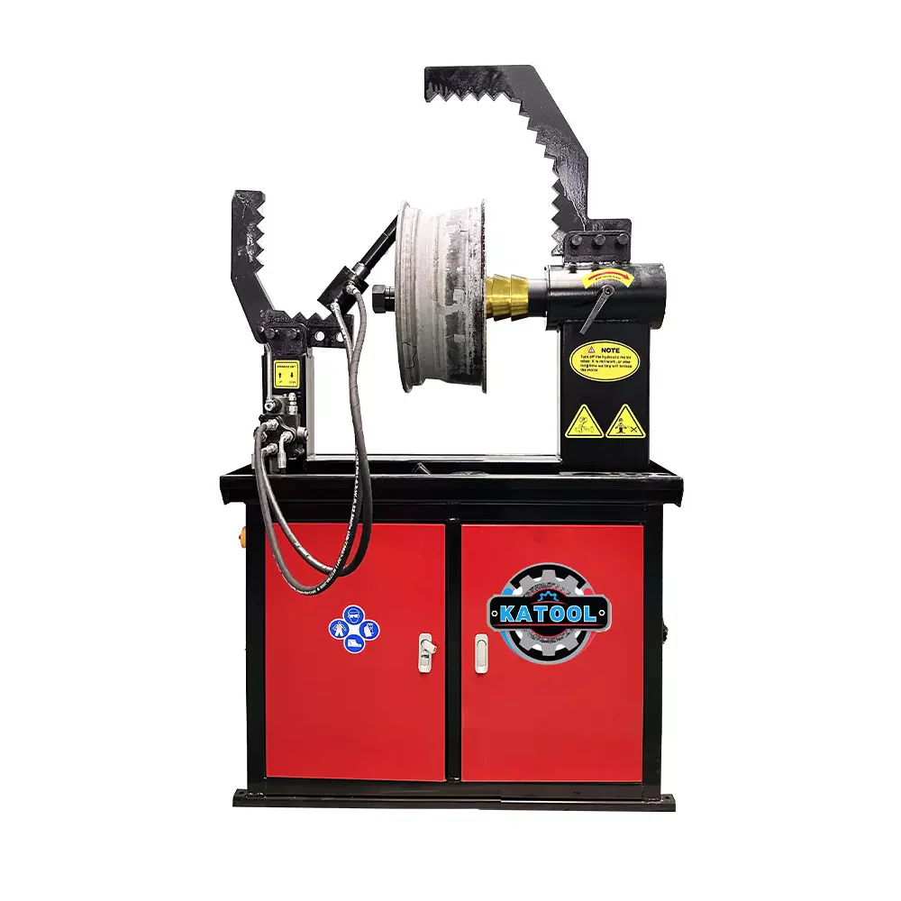 Katool KT-WL69 Rim Straightener — Hydraulic Wheel Straightening Machine (10"–26")