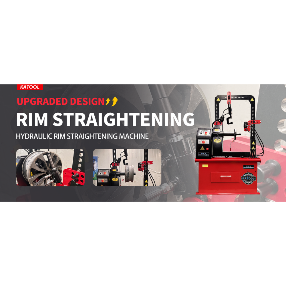 Katool KT-WL70 Rim Straightener & Lathe — 2-in-1 Hydraulic Wheel Repair Machine (10"–22.5")