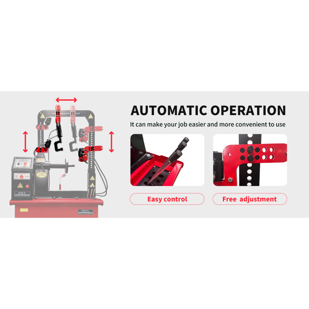Katool KT-WL70 Rim Straightener & Lathe — 2-in-1 Hydraulic Wheel Repair Machine (10"–22.5")