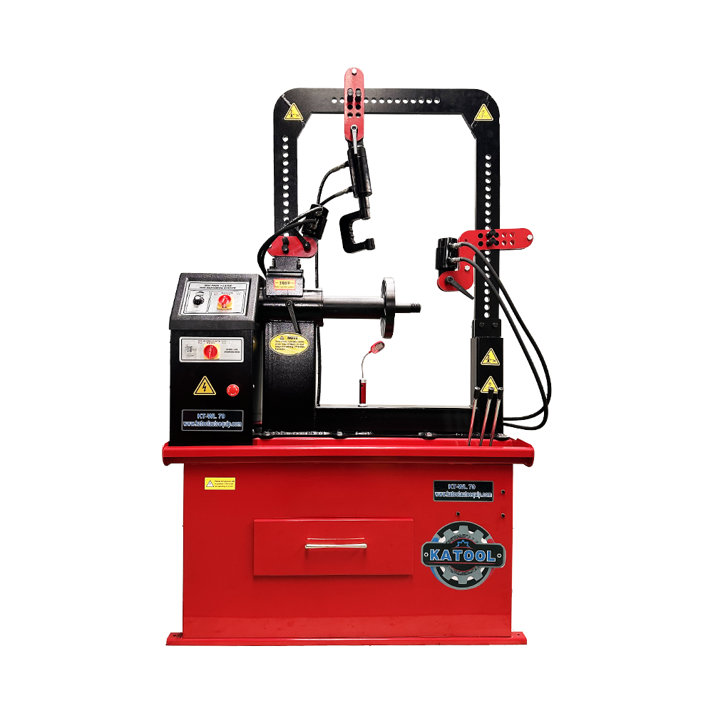 Katool KT-WL70 Rim Straightener & Lathe — 2-in-1 Hydraulic Wheel Repair Machine (10"–22.5")