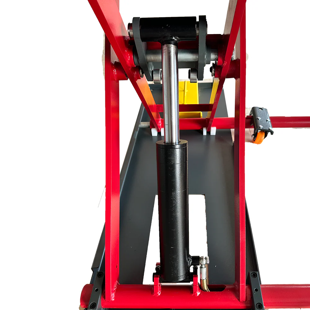 Katool KT-X77 scissor lift hydraulic cylinder and metal lift mechanism