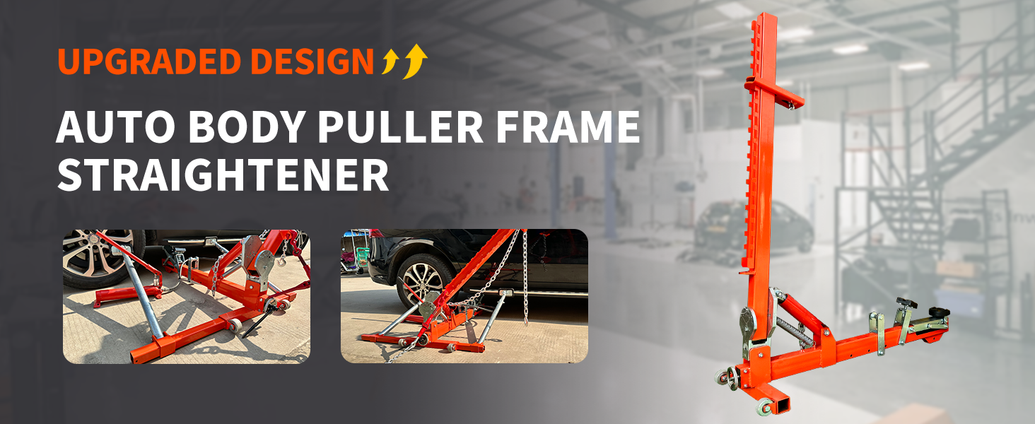 Katool KT-YA260 Auto Body Puller Frame Straightener — 10-Ton, Free Shipping