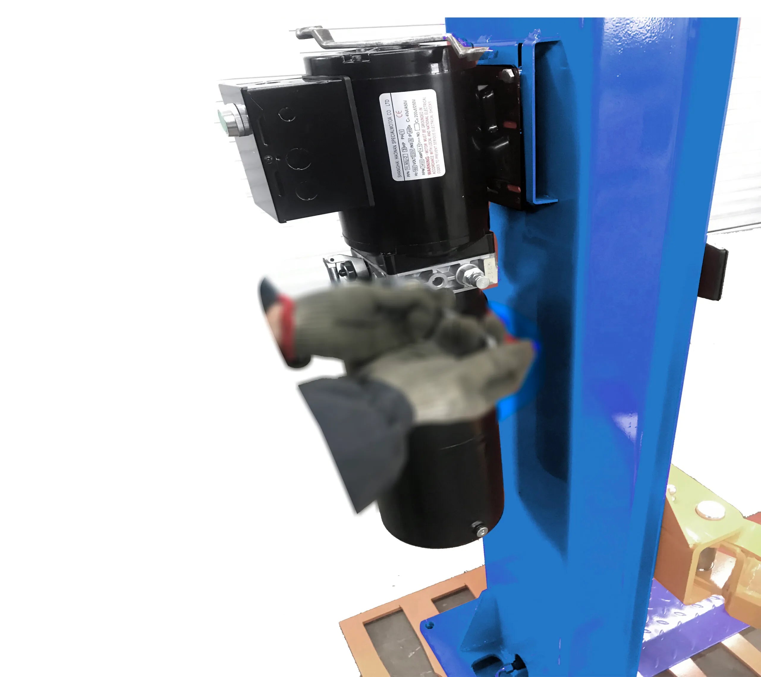 4. LM110S professional-grade 2-post truck hoist