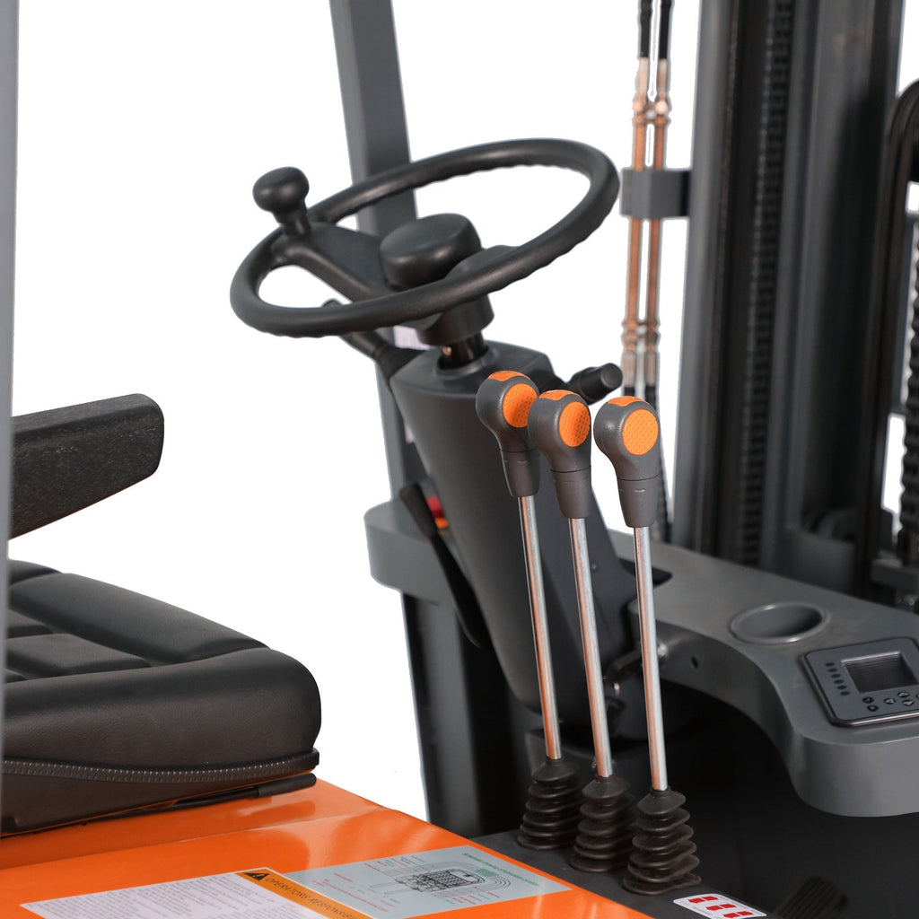 3300lbs 197 inch Lead Acid Battery 3 Wheel Electric Forklift CPD15SE-197 – official product image 5