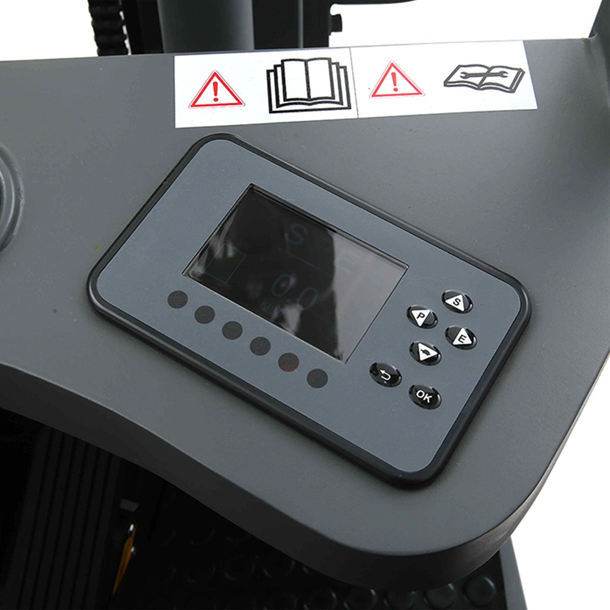 3300lbs 197 inch Lead Acid Battery 3 Wheel Electric Forklift CPD15SE-197 – official product image 6