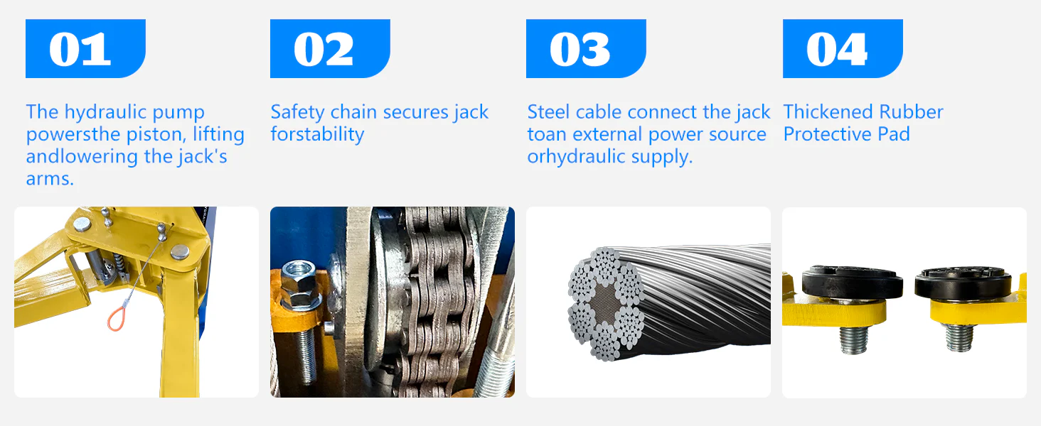 4. 110V 2-post vehicle lift for easy installation