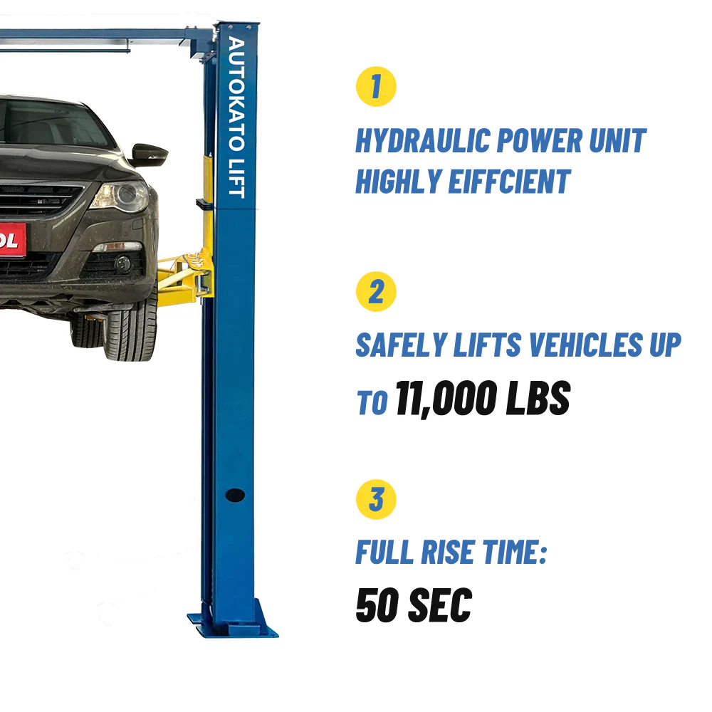 5. Heavy-duty hoist equipment with chain-drive system