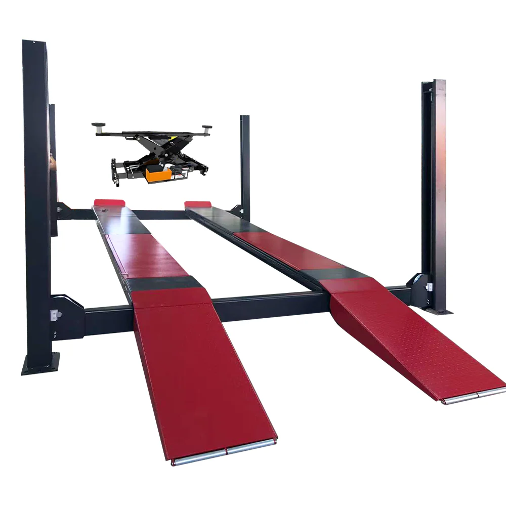 12,000 lb 4-post car lift with extra height design - KT-4H120X front view