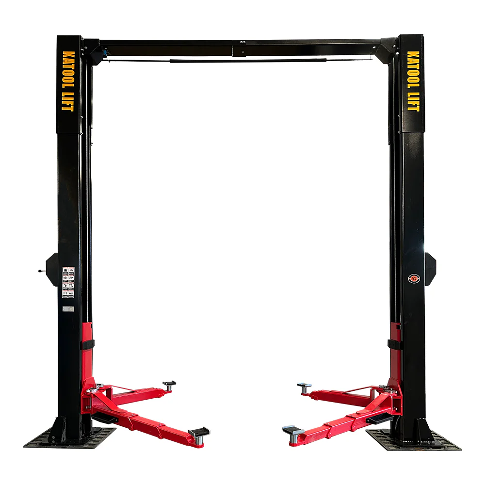 1. 15,000 lb 2-post lift with single point lock - M150D clear floor design