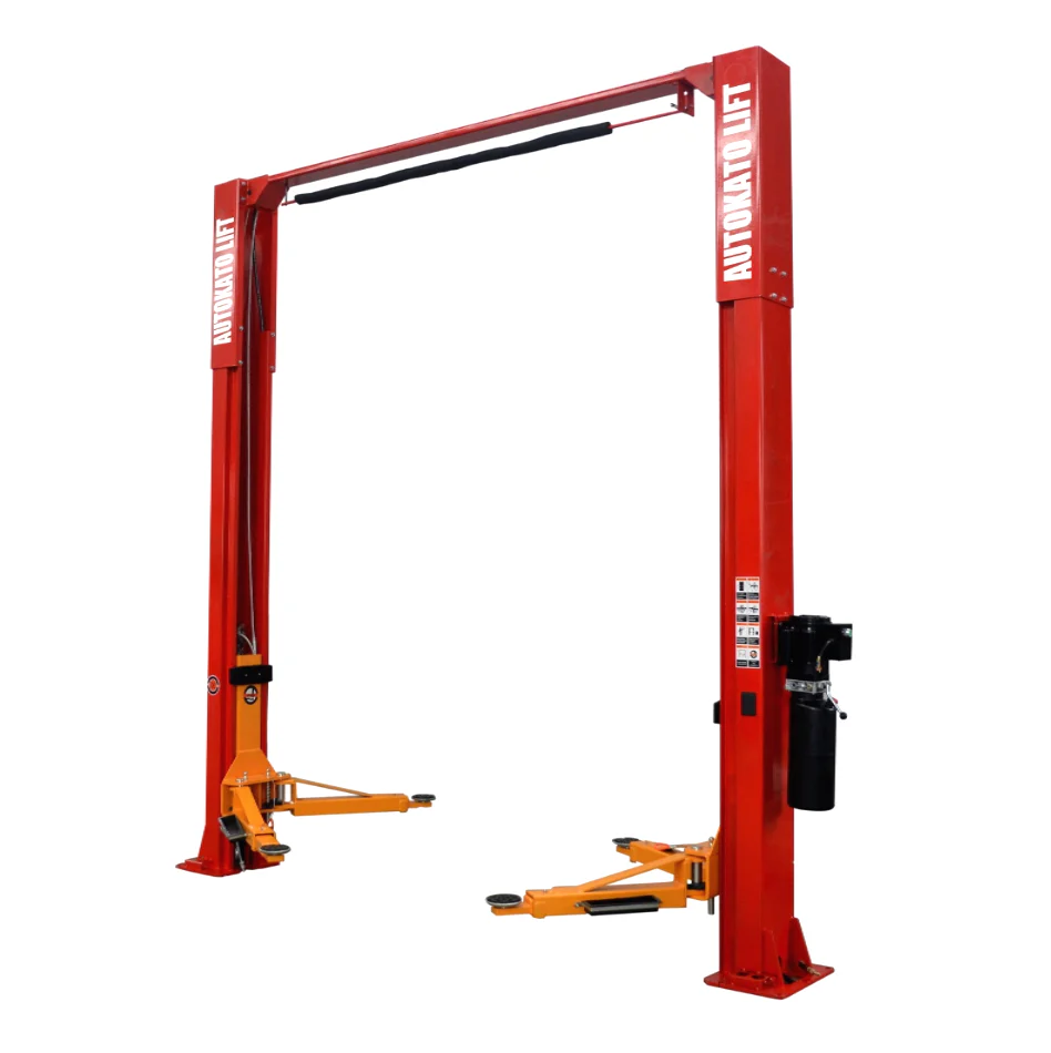 1. 12,000 lb clear-floor 2-post lift - M120 CE certified heavy duty