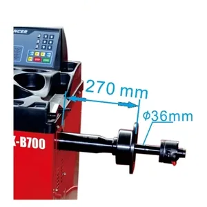 Katool wheel balancer shaft with 270 mm length and 36 mm diameter