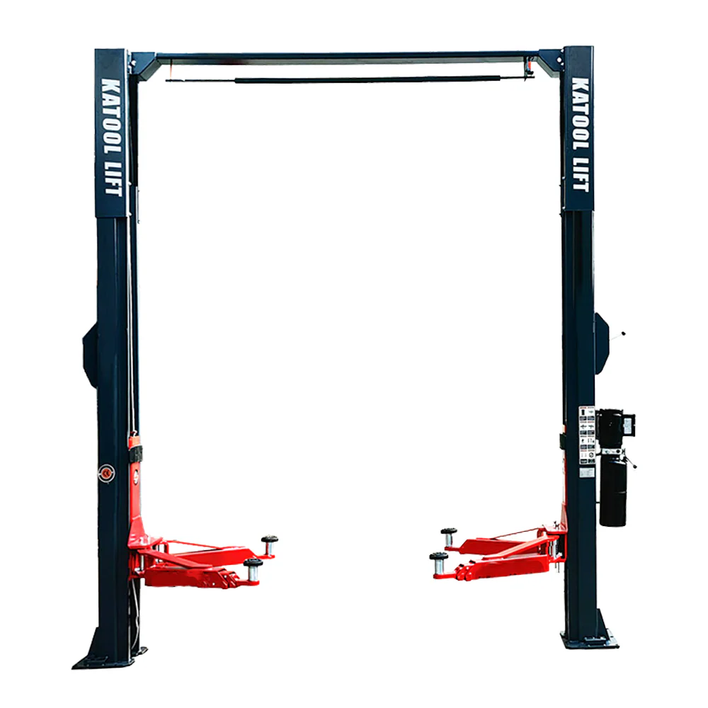 1. 11,000 lb asymmetrical 2-post lift - AS110D with single point lock