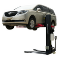 1. 7,000 lb mobile single post lift - SPL700 portable car lift front view
