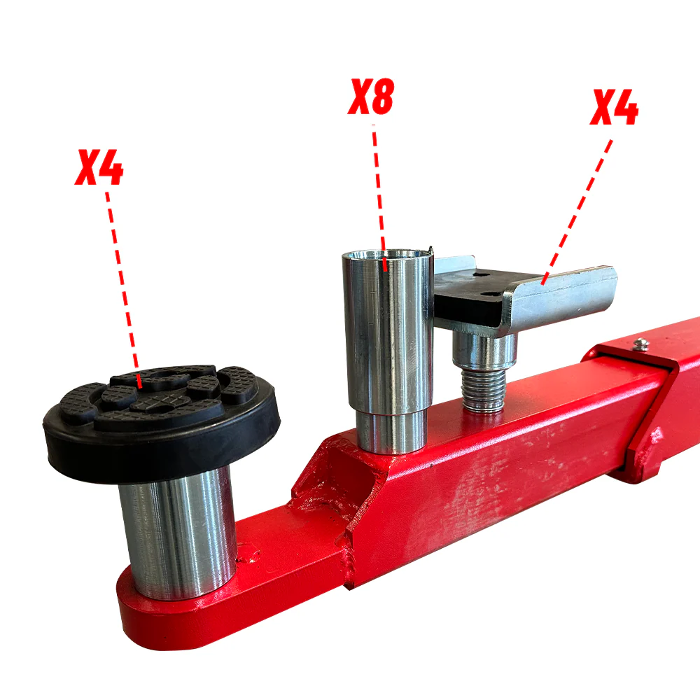 4. Single point lock release system on M150D professional car lift