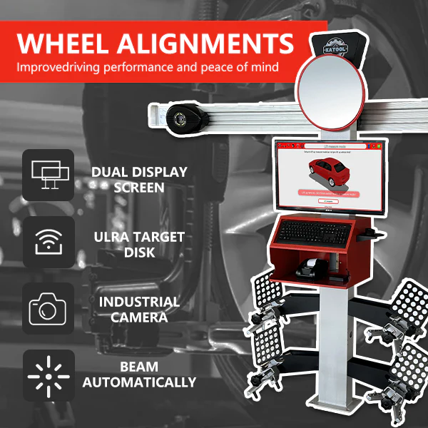 Katool KT-AV533 3D Four Wheel Aligner - Professional Alignment Machine