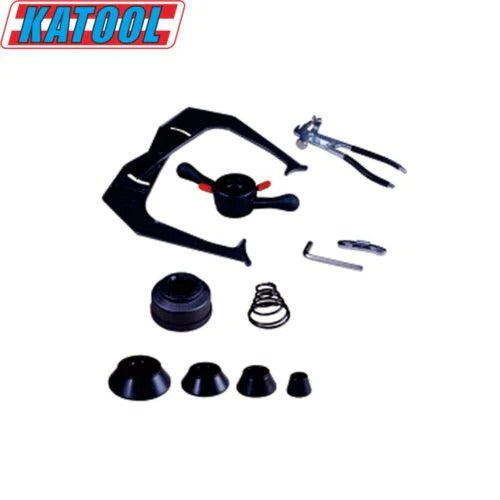 Wheel balancer accessory kit with black components and metal adapters