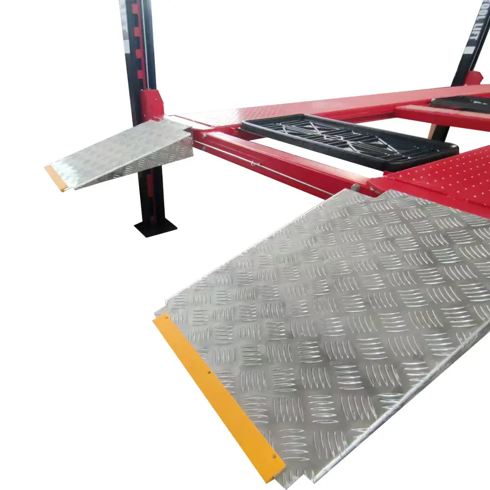 3. Heavy-duty car storage lift with anti-slip platforms