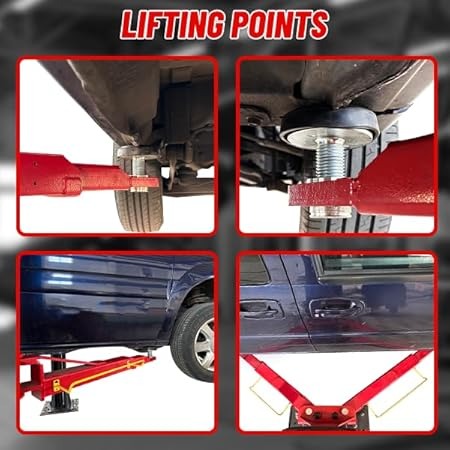 5. Two-post commercial lift with 70.87 inch maximum height
