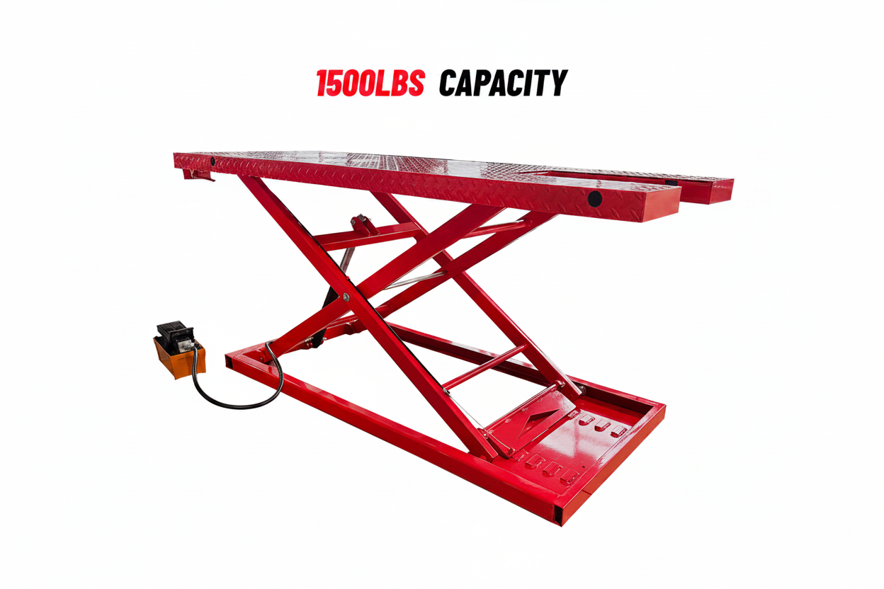 Katool KT-MOTO150LT Hydraulic Motorcycle Lift - 1500lbs