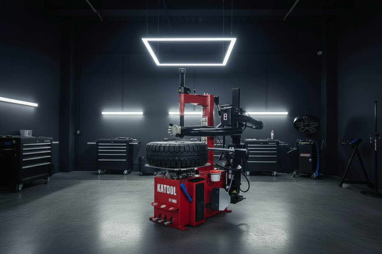 Tire Changer Flat Tire
